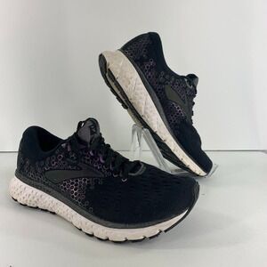 Brooks Black and Purple Running Shoes